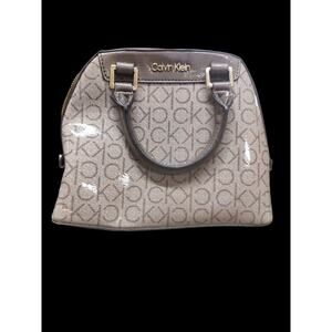 Calvin Klein small brown and tan purse